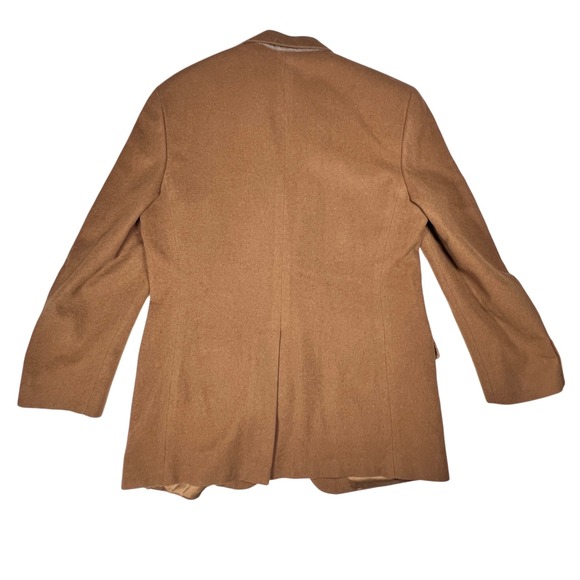 Brooks Brothers 100% Camel Hair Sport Coat Blazer 43L Tan Timeless Old Money Vtg - Picture 4 of 10